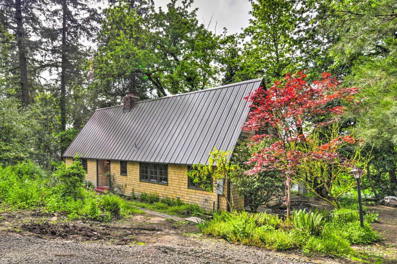 Peaceful And Elegant Cottage With Riverside View Oregon City Exterior foto
